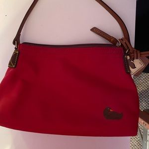 Dooney & Bourke Red shoulder Purse!